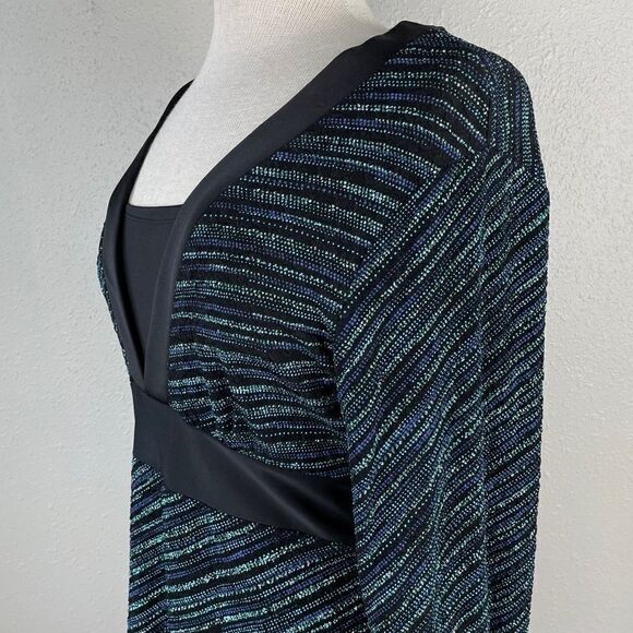 NWT Notations Long Sleeve Blouse Top Size L - Picture 4 of 10